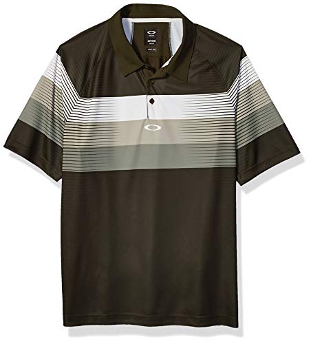 Oakley Men's Color Block Graphic Polo, New Dark Brush, XXL