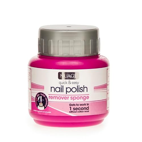 Image of Twist & Out Instant Nail Polish Remover Sponge, Quick & Mess Free Dip-In Pot, Effortlessly Removes Nail Varnish Without Cotton Pads, Travel Friendly & Reusable