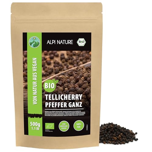 Poivre de Tellicherry BIO 500g résout le manque de saveur de vos plats avec ses grains entiers