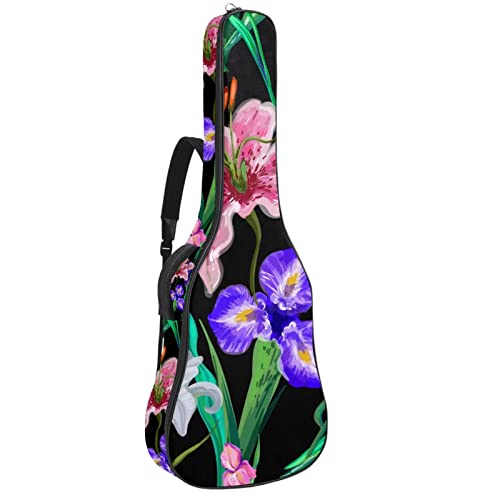 Sac à dos guitare acoustique étanche et robuste motif oies Couleur 6