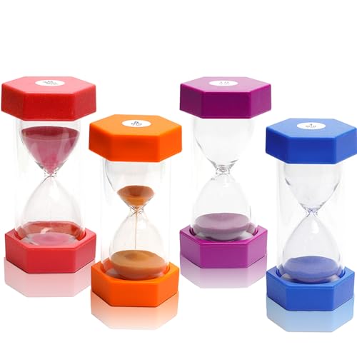 Hourglass Sand Timers Colorful Sandglass Timer Hourglass Set Sand Clock Timer Visual Sandtimer...