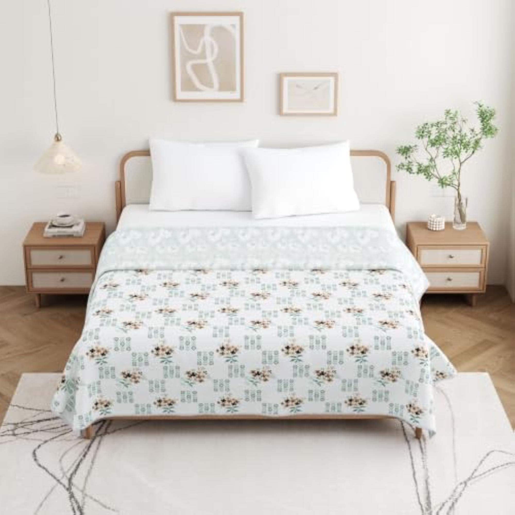 100% Pure Cotton AC Dohar, Soft & Lightweight Cotton AC Blanket