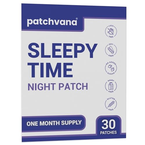 Patchvana Parche para dormir para mujeres y hombres, suministro de 1 mes, 30 parches