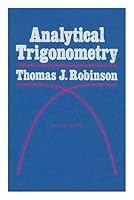 Analytical trigonometry 0060455063 Book Cover
