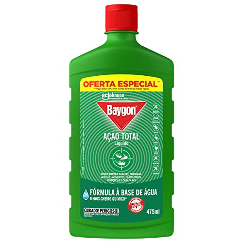 Baygon Inseticida Líquido Ação Total Base Água 475ml