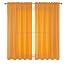 WPM 60 x 63-Inches Sheer Window Elegance Curtains/drape/panels/treatment, Orange