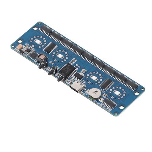 Placa base de reloj luminoso IN12 de 4 bits que elimina parpadeos con cambio de 12/24h 7