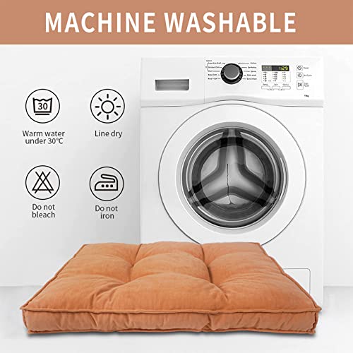 Wellyelo Medium Orthopedic Dog Bed Dog Beds For Medium Dogs Cat Bed For Indoor Cats Dog Crate Pad Pet Bed Machine Washable (30X20X4, Orange-1) #TOP6