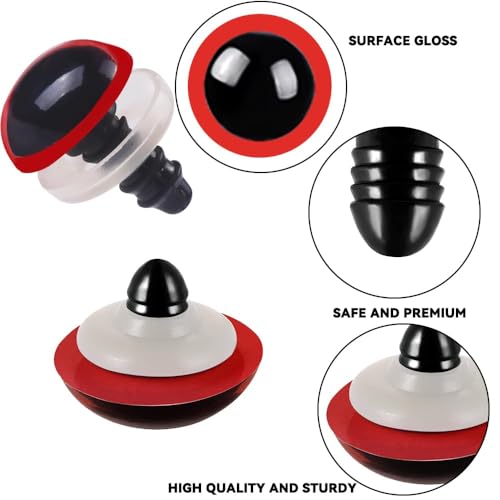 DTYDECLE 1148pcs Safety Eyes Toy, Plastic Colorful Glitter Safety Craft Doll Eyes Noses with Washers for Crochet Stuffed Animals Teddy Bear Soft Toy Craft Making DIY Crafts