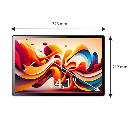 Logicom - Tab XXL 14 – Tablet 14 Zoll Android 15 – Octa-Core 1,6 GHz – 128 GB
