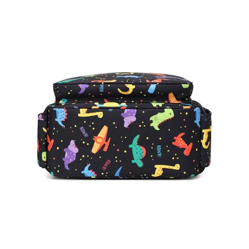 abshoo Cute Mini Toddler Backpacks for Boys Little Kids Bookbag Preschool backpack (Dinosaur Black A)4