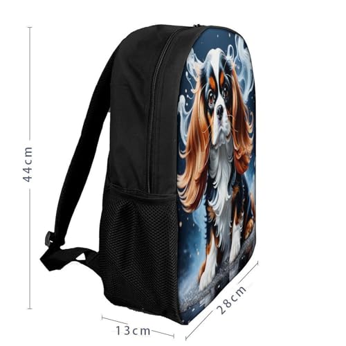 Sac à dos de voyage haute capacité Cocker Spaniel ergonomique 17" - 2