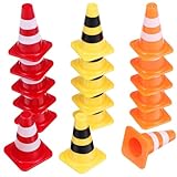 Toddmomy 30 Teiliges Mini Verkehrskegel Spielset aus Robustem Realistische Kleine...
