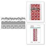 Troqueles grabados Sweet Borders de la colección Candy Christmas de Stamperia