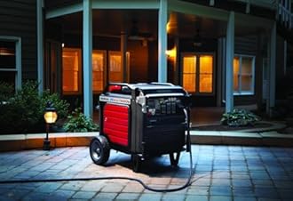 Honda EU7000IS 7,000 Watt Inverter Portable Backup Generator, Super Quiet, Electric Start