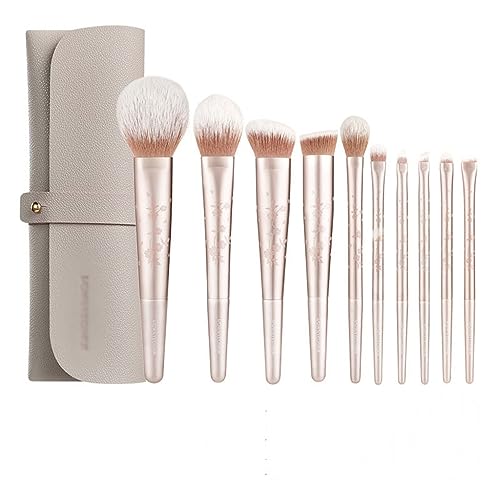 Set pinceaux de maquillage pour appliquer la poudre libre et le fond de teint