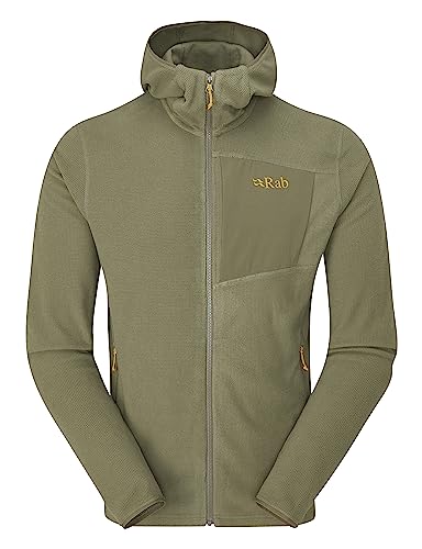 Rab Men's Tecton Hoody - Full-Zip Fleece Jacket for Hiking & Climbing