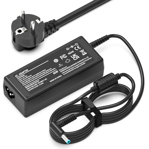 Hafiuege 65W Chargeur Ordinateur Portable Compatible avec HP EliteBook 840 820 850 G3 G5 Pavilion x360 11 13 15 17 Probook 430 440 450 Envy Stream 11 13 14 250...