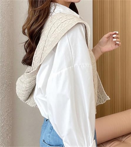 Shawl Wraps For Women Soft Hooded Cardigan Sweater Knitted Shawl Scarf Shoulder Cape Accessories 20252