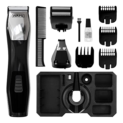 Tondeuse à barbe pour homme Wahl kit de toilettage quotidien complet