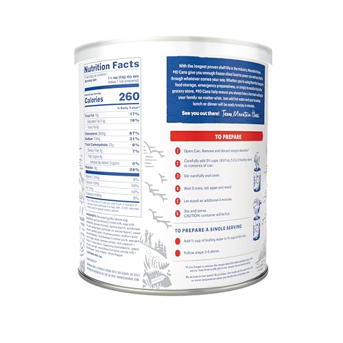 Scrambled Eggs with Bacon #10 Can