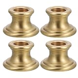 TOYANDONA 4 Stück Lampenkupplungs M10 Innengewinde aus Massivem Messing Gewindeverbinder für Tischlampenfassungen Lampenrohrverbinder für Lampenreparatur und Beleuchtungszubehör