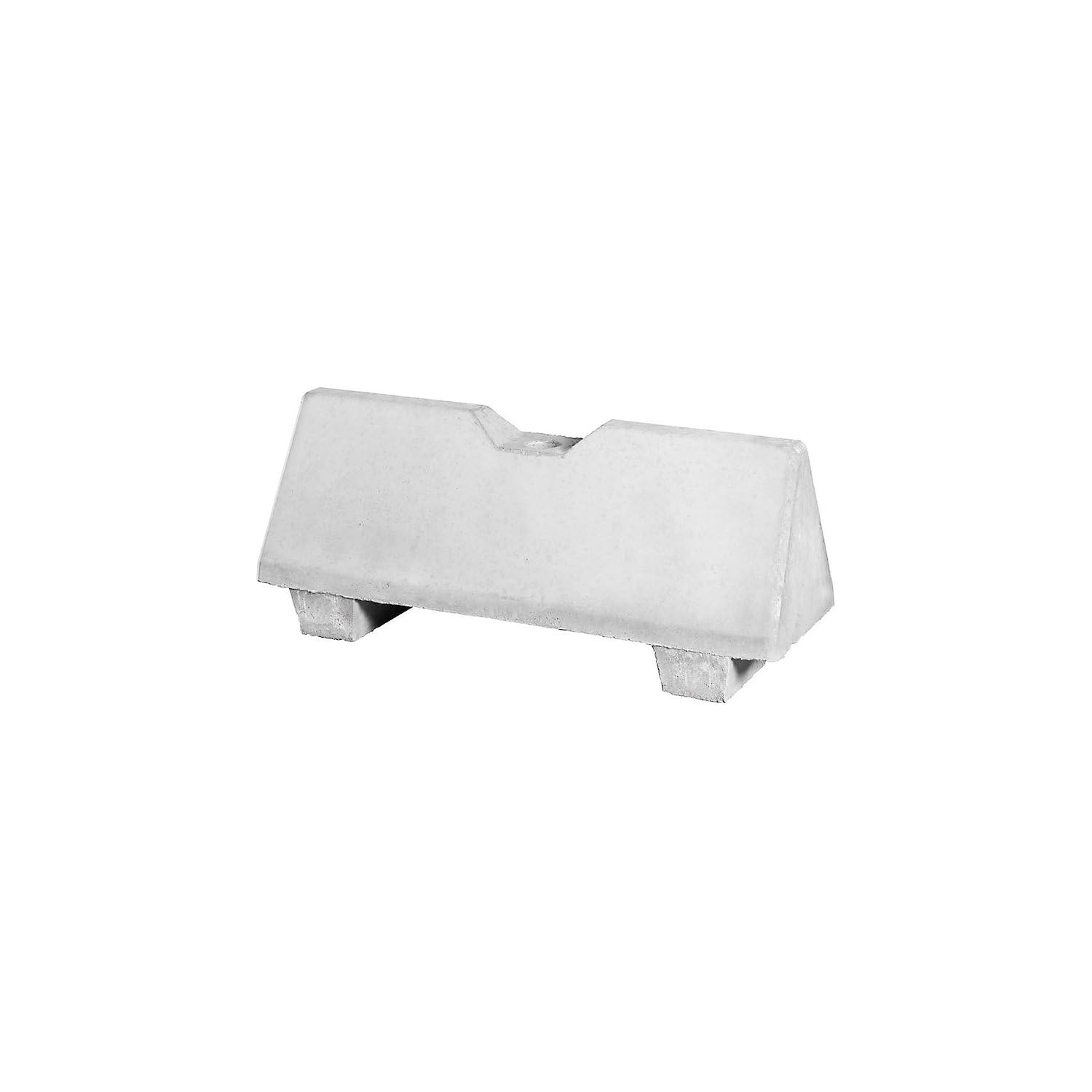 kaiserkraft | Beton-Absperrung | LxBxH 1090 x 390 x 465 mm, VE 2 Stk, grau, mit Loch