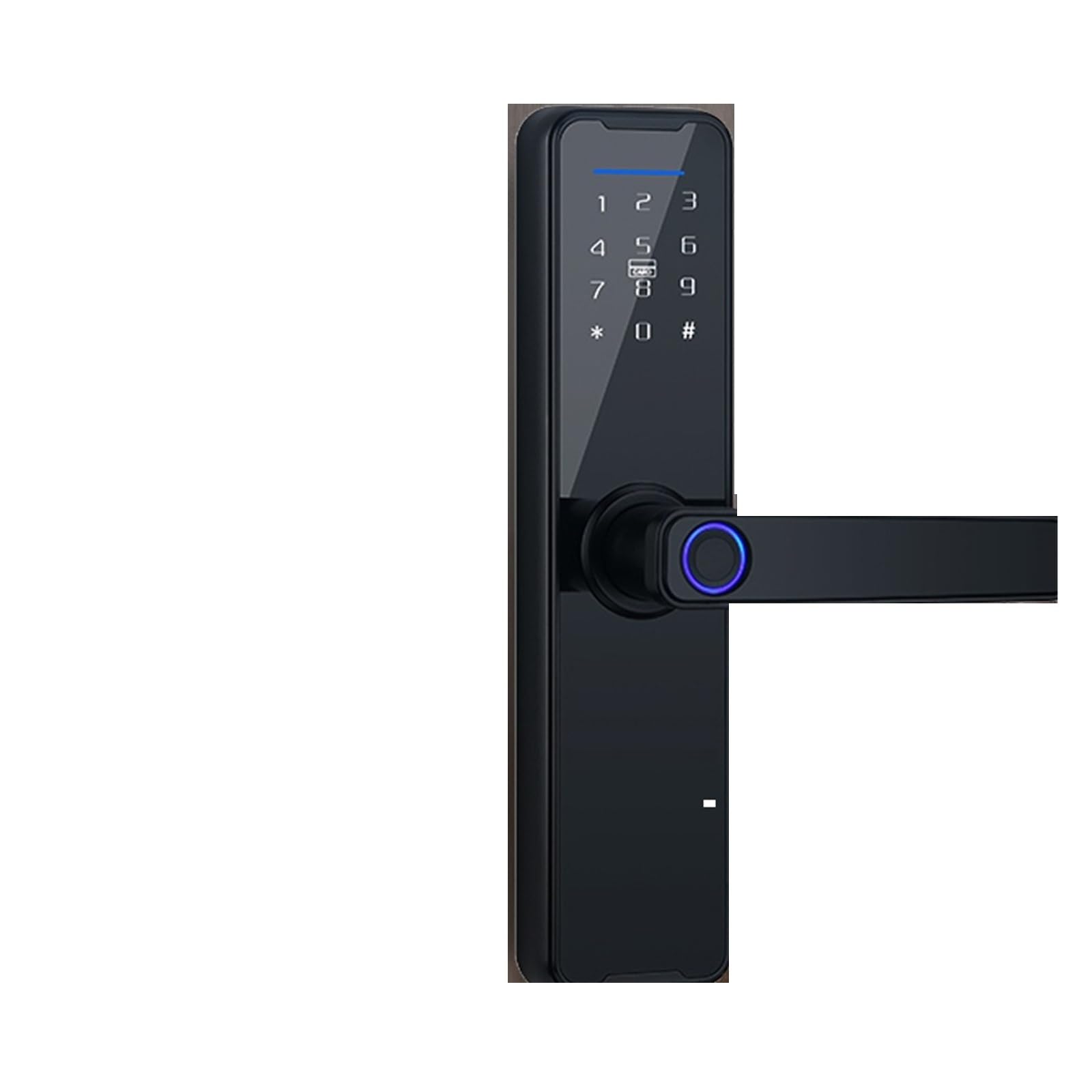 Serrure de porte intelligente biométrique à empreintes digitales application Tuya déverrouillage à distance