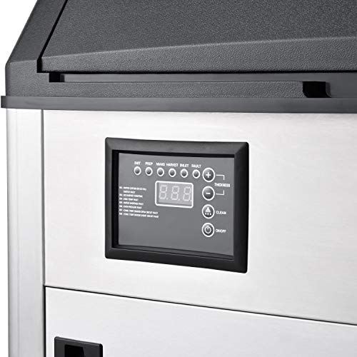Máquina de hielo comercial bajo mostrador Nexel 80 lb/día miniatura 4