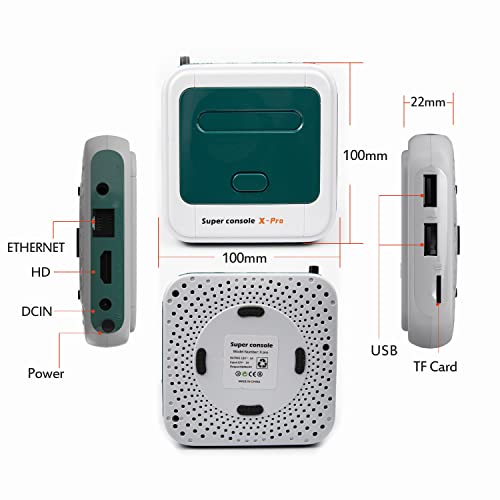 Kinhank Retro Game Console Built In 41000+ Classic Games, Super Console X Pro Video Game Console,60+Emulator,Tv&Game Dual System,Game Consoles For 4K Tv,5 Players,Lan/Wifi,Best Gifts #TOP5