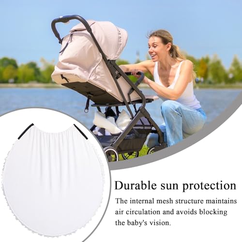 Extension d'ombre pour poussette housse de protection UV réglable