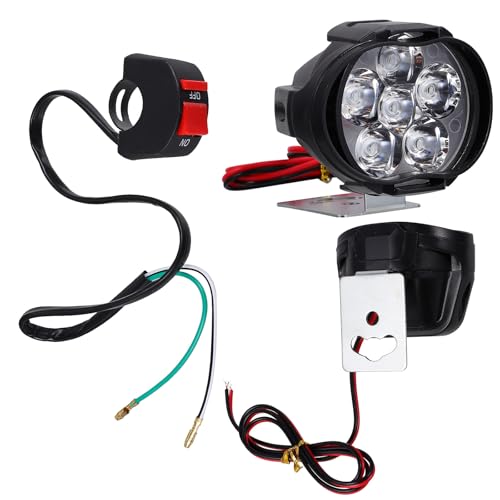 Éclairage puissant pour conduite de nuit en moto avec kit phare LED étanche