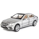 BDTCTK Compatible for Benz C260L 1:32 Model Car, Diecast Zinc Alloy Pull Back Toy Car with Sound and