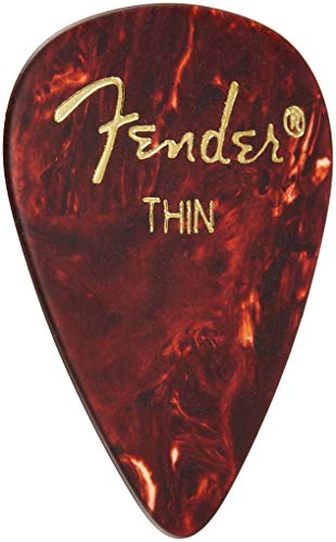 Fender ピック Tortoise Shell, 351 Shape, Thin