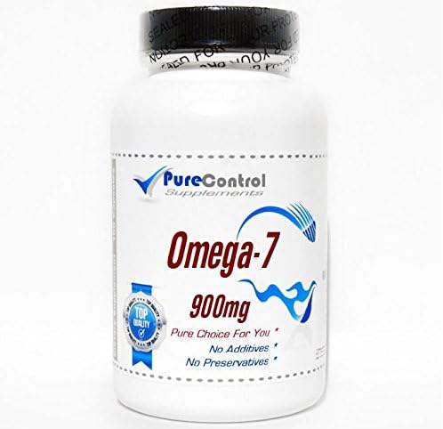 Omega-7 Omega 7 900mg ácido palmitoleico 200 Cápsulas Puro por PureControl Supplements