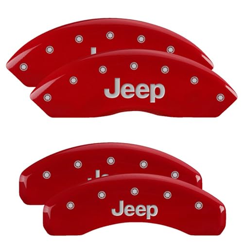 MGP Bremssattelabdeckungen Jeep Rot 4 Stück