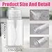 3 Pack Push Down Pump Dispenser Empty Push Top Bottles Containers for Nail Polish Makeup Remover Micellar Water Facial Toner 6.7oz/200ML
