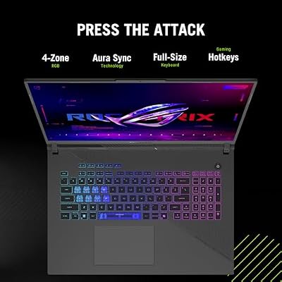 ASUS ROG Strix G18 (2025) Gaming Laptop, 18 ROG Nebula Display 16:10 2.5K 240Hz/3ms, NVIDIA GeForce RTXTM 5060, AMD RyzenTM 9 7940HX Mobile Processor, 32GB DDR5-5200Mhz, 1TB PCIe Gen 4 SSD, Wi-Fi 6E