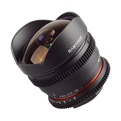 Samyang SAM8T38NIKON   Objetivo 8 mm T3.8 Fisheye VDSLR para Nikon (APS C)