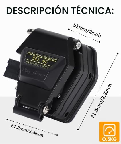 Cuchilla de fibra óptica para corte de cables de precisión con bolsa de transporte integrada 3