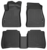 Husky Liners Weatherbeater Floor Mats | Fits 2014-2019 Nissan Sentra | Front & 2nd Row, 3-pc Black - 95631
