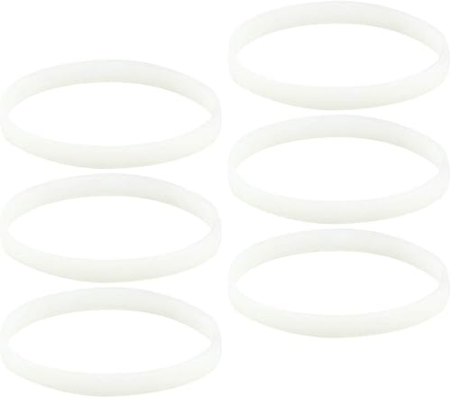 Paquete de 6 piezas de repuesto de junta tórica de sellado de goma blanca para licuadoras Nutri Ninja Auto-iQ BL480 BL681A BL682 BL640