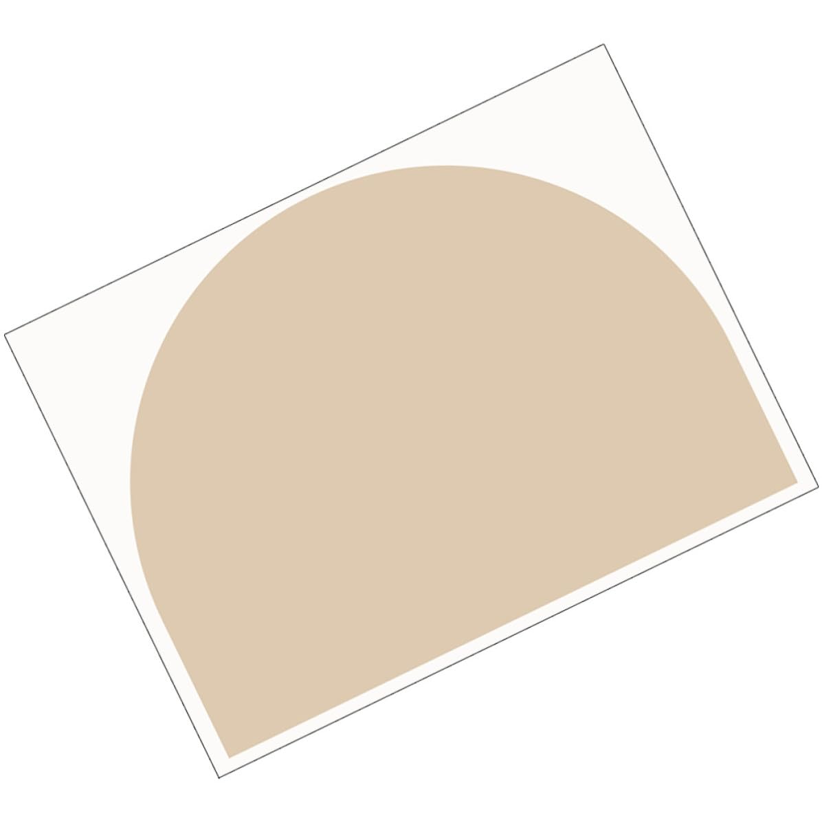 TOPPERFUN Adesivo da Geometrico in Pvc Beige Forte Adesivo e Facile da Rimuovere per Decorazione Murale Ufficio e Aula