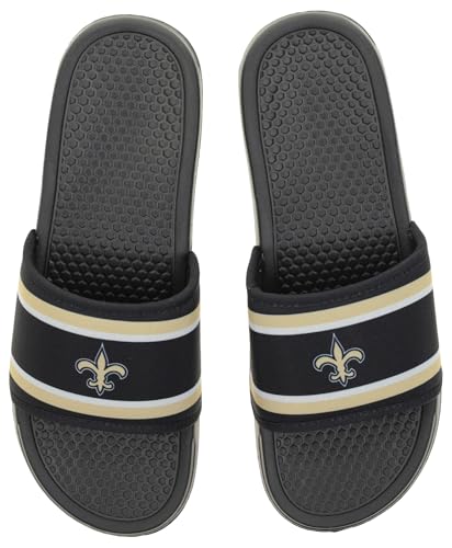 Image of FOCO NFL Team Printed Slide Sandals - Officially Licensed Football Fan Footwear for Comfort & Style