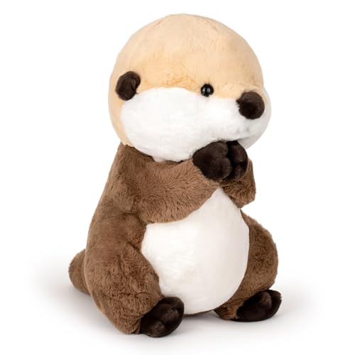 Wanwu World Cute Otter Plush 9.8' Stuffed Animal - Sea Otter Plushie Toy for Kids, Children, Girls & Boys