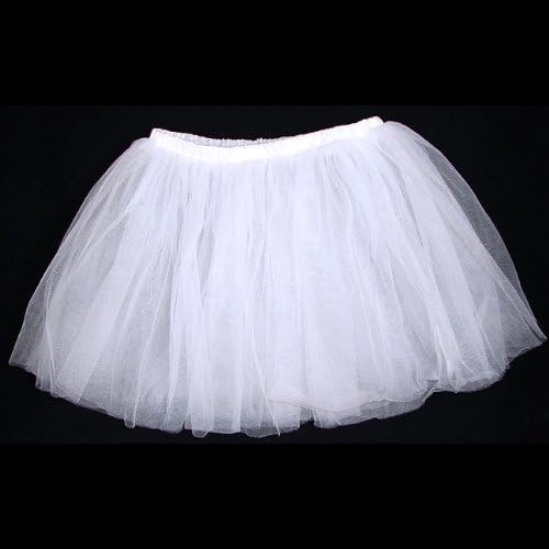 Miniatura 2 de Tutú accesorio para fiestas de tela color blanco