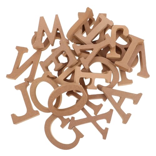 ibasenice 26pc Wooden Alphabet Letters for Wall Decor Diy Craft Home Decor Letter e