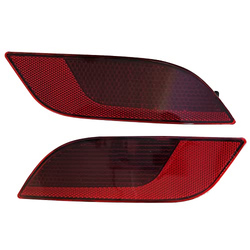 Image of Rear Bumper Reflector Compatible with Jeep Compass 2017 2018 2019 2020 2021 Replace for 55112678AA,55112679AA