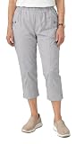 Damen Senioren Caprihose 7/8 mit Gummibund – Bequeme Schlupfhose für Senioren & pflegebedürftige Personen – Leichte Sommerhose Damen Stretch mit Taschen – Seniorenhose Freizeit Pflege Kleidung 38-52
