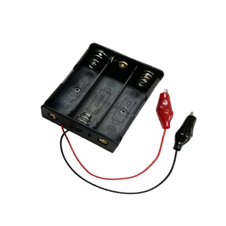 Amazon | バラエティ本舗 ワニ口クリップ付 18650 電池ボックス